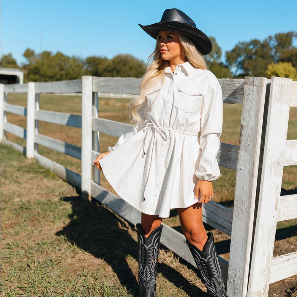 Buddylove pleather dress